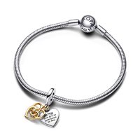 Charm Pandora Donna in Argento Diamante Lab Grown 763237C01 - 763237C01